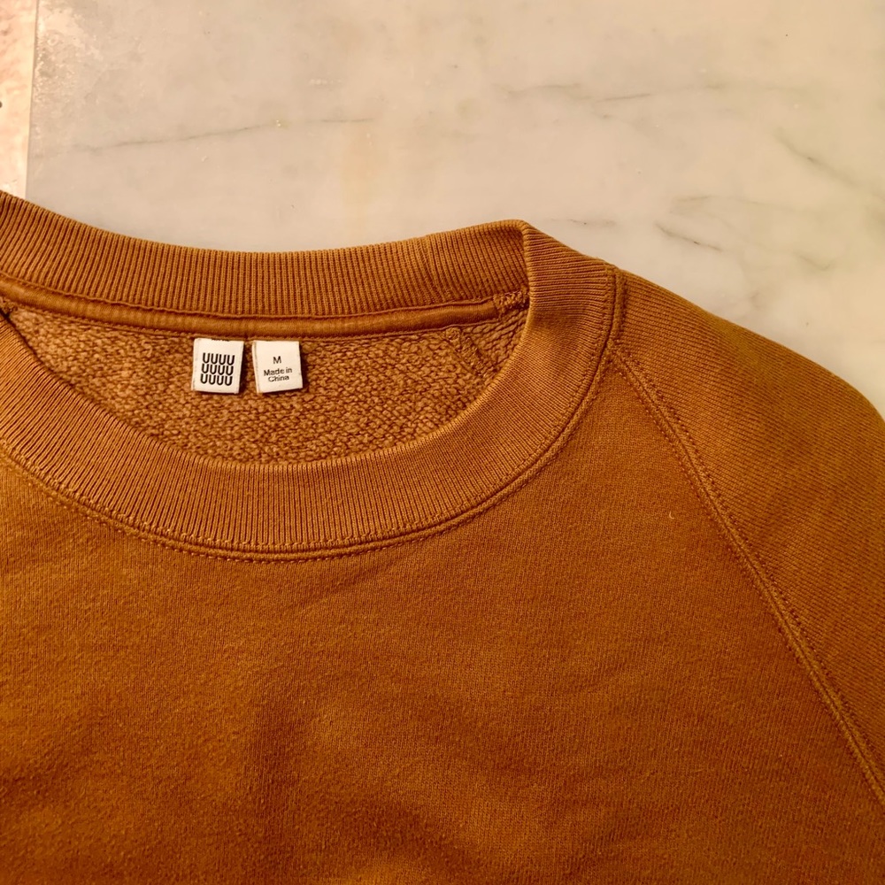 Uniqlo U Mustard / Yellow Sweatshirt
